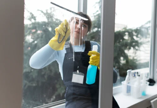 Nettoyage de vitres intérieures et extérieures à Distré